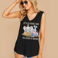 Its A Good Day To Read A Book Cute Pig & Elephant Adventure Women's V-Neck Tank Top