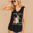 Just a Girl Who Loves Books And Birds Book Reading Bird Love Women's V-Neck Tank Top