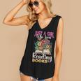Just A Girl Who Loves Reading Books Women's V-Neck Tank Top Just A Girl Who Loves Reading Books Women's V-Neck Tank Top