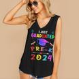 I Just Graduated Pre k Graduation 2024 Pre-Kindergarten Women's V-Neck Tank Top