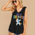 Kids Dabbing Unicorn Kindergarten Graduation See Ya Women's V-Neck Tank Top