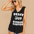 Kids Peace Out Kindergarten For Graduation Women's V-Neck Tank Top