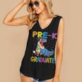 Kids Pre-K Graduate Dinosaur T-Rex Pre Kindergarten Graduation Women's V-Neck Tank Top
