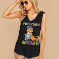 Kids Preschool Graduate Dinosaur Trex Preschool Graduation Women's V-Neck Tank Top