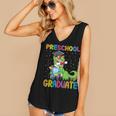 Kids Preschool Graduate T-Rex Dinosaur Preschool Graduation Women's V-Neck Tank Top