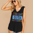 Kids STRAIGHT OUTTA KINDERGARTEN T-SHIRT FUNNY GRADUATION GIFT Women's V-Neck Tank Top