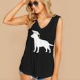 Labrador Retriever Graduation Dog Graduate For Men Women Kids Women's V-Neck Tank Top