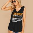 Labrador Retriever Labtrovert Definition Introvert Labrador Women's V-Neck Tank Top Labrador Retriever Labtrovert Definition Introvert Labrador Women's V-Neck Tank Top