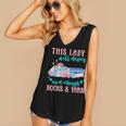 THIS LADY Will Never Own Enough BOOKS & YARN Women's V-Neck Tank Top THIS LADY Will Never Own Enough BOOKS & YARN Women's V-Neck Tank Top