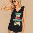 Level Complete Jr High School Graduation Grad SloganShirt Women's V-Neck Tank Top