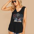 Librarian 4th July Book Lover Bookworm Patriotic Books Women's V-Neck Tank Top