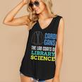 Librarian Library Science Major Masters Degree Graduation Women's V-Neck Tank Top
