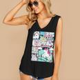 My Little Pony Classic Vintage Rainbow Castle Comic Book Women's V-Neck Tank Top