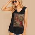 Louisa May Alcott Coming Of Age Novel Little Women Book Cover Small Women's V-Neck Tank Top Louisa May Alcott Coming Of Age Novel Little Women Book Cover Small Women's V-Neck Tank Top