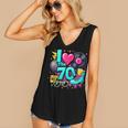 I Love The 70s Vintage Cassette Roller Vinyl Nostalgia 70s Women's V-Neck Tank Top I Love The 70s Vintage Cassette Roller Vinyl Nostalgia 70s Women's V-Neck Tank Top