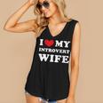 I Love My Introvert Wife I Heart My Introvert Wife Women's V-Neck Tank Top I Love My Introvert Wife I Heart My Introvert Wife Women's V-Neck Tank Top