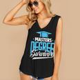 Master's Degree Graduation Masters Degree Survivor Women's V-Neck Tank Top