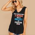 Masters In Education Degree Graduation Women MeD Women's V-Neck Tank Top