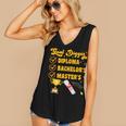 Master's Thesis Passed Goal Digger Master's Graduation Women's V-Neck Tank Top