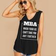 MBA Graduation Women's V-Neck Tank Top