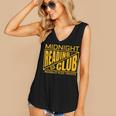 Midnight Reading Club Night Owl Book Readers Women's V-Neck Tank Top Midnight Reading Club Night Owl Book Readers Women's V-Neck Tank Top
