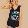 My Mommy Did It Tee Graduation Graduated Mom Proud Children Women's V-Neck Tank Top