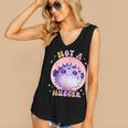Not a Hugger Cute Pufferfish Autism Awareness Introverts Women's V-Neck Tank Top
