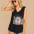 I Am Not a Hugger Introvert Hedgehog With Cactus Women's V-Neck Tank Top I Am Not a Hugger Introvert Hedgehog With Cactus Women's V-Neck Tank Top
