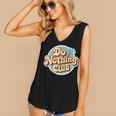 Do Nothing Club Lazy Introvert Gen Y Millennials Women's V-Neck Tank Top Do Nothing Club Lazy Introvert Gen Y Millennials Women's V-Neck Tank Top