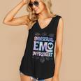 Omnisexual Emo Introvert Pride Trendy Mystic Teen Goth Style Women's V-Neck Tank Top