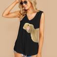 Peking Duck Peeking Chef Graduation Farm Duck Lover Women's V-Neck Tank Top