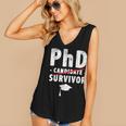 PhD Candidate Survivor PhD Graduation Women's V-Neck Tank Top