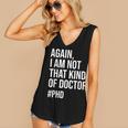 PHD Doctorate Phinished Doctoral Degree PHD Graduation Women's V-Neck Tank Top