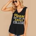 Please Don't Ask Me About College Graduation Tee T-Shirt Women's V-Neck Tank Top