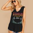 Please Be Patient With Me I'm From The 1900s Heart Beat Women's V-Neck Tank Top