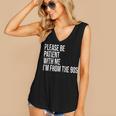 Please Be Patient With Me I’m From The 90s Kid Nostalgia Women's V-Neck Tank Top