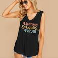 Protect Libraries Banned Books Literacy And Equity For All Women's V-Neck Tank Top
