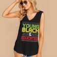 Proud African American Educated Graduation Women's V-Neck Tank Top