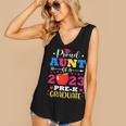 Proud Aunt Of 2023 Pre-K Graduate Senior Graduation Matching Women's V-Neck Tank Top