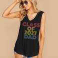 Proud Dad Of A Class Of 2027 Graduate Senior Graduation Women's V-Neck Tank Top