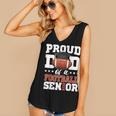 Proud Dad Of a Football Senior 2026 Graduation Women's V-Neck Tank Top