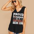 Proud Grandma Of a Football Senior 2026 Graduation Women's V-Neck Tank Top