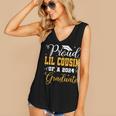 Proud Lil Cousin Of A Class 2024 Graduate Senior Graduation Women's V-Neck Tank Top