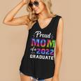 Proud Mom Of a 2022 Graduate Matching Tie Dye Graduation Women's V-Neck Tank Top