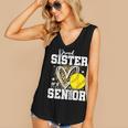 Proud Sister Of A 2026 Senior Softball Graduation Leopard Women's V-Neck Tank Top