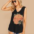 Queen Associate Degree Afrocentric GraduationShirt Women's V-Neck Tank Top