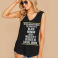 Queen MSW Social Work Masters Graduation Women's V-Neck Tank Top