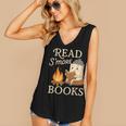Read S'More Books Campfire Reading Book Lovers Camper Women's V-Neck Tank Top