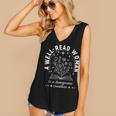 A Well Read Woman Book Lover Literary Quote Women's V-Neck Tank Top