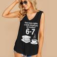 Reading 67 Meme English Teacher Book Lover Women's V-Neck Tank Top